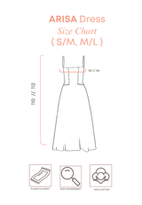 ARISA Strap Midi Dress - Black