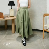 MIZU Nylon Maxi Skirt