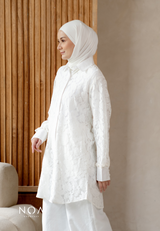 NOA X DHATU AKARI Lace Shirt Dress