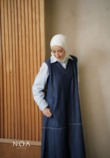 ISAO Denim Sleeveless Dress