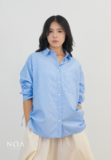 RIZUKA Back Drawstring Long Sleeve Shirt