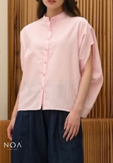 AYURA Linen Look Batwing Blouse