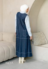 ISAO Denim Sleeveless Dress