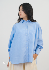RIZUKA Back Drawstring Long Sleeve Shirt
