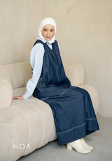 ISAO Denim Sleeveless Dress