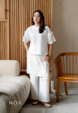 NOA X DHATU AKARI Lace Shortsleeve Blouse