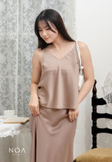 AKIYA Sateen Strap Tanktop