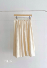 MIZUKA Nylon Midi Skirt