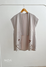 NOA X DHATU AKANE Embroidery Vest with Belt