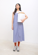 KONO Midi Overall - Blue Denim