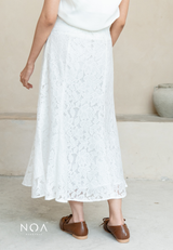 NOA X DHATU AKARI Lace Flared Skirt