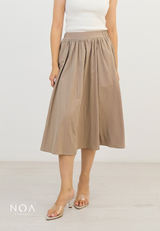 MIZUKA Nylon Midi Skirt