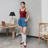 JINZU Denim Relax Short Pants