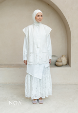 NOA X DHATU AKARI Lace Maxi Skirt with Inner