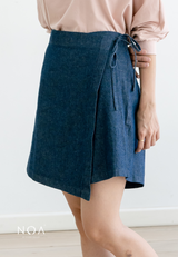 AERI Linen Bow Tie Skort