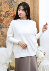 HANAKA Knitted Batwing Blouse