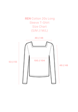 REN Cotton 20s Long Sleeve T-Shirt