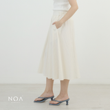 MIZUKA Nylon Midi Skirt