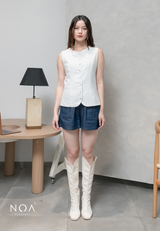 JINZU Denim Relax Short Pants