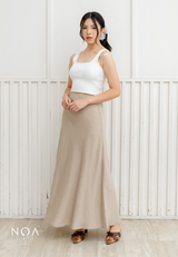 NOA X KUSUMANGGI - SUZIKA Sheer Look Maxi Skirt with Inner