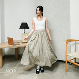 MIZU Nylon Maxi Skirt
