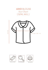 AIKO Knitted Striped Blouse