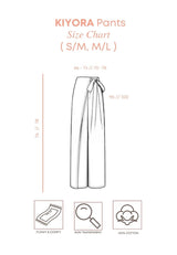 KIYORA Linen Wrap Midi Pants