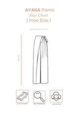 AYAKA Linen Wrap Straight Pants