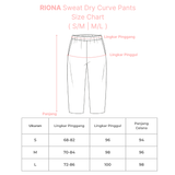 RIONA Sweat Dry Curve Pants