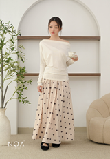 MIZU Nylon Maxi Skirt
