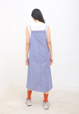 KONO Midi Overall - Blue Denim