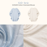 SHINARI Cotton Oversized Blouse