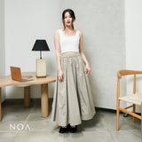 MIZU Nylon Maxi Skirt