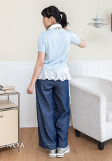 KYARA Knitted Ribbon Blouse