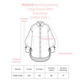 RIZUKA Back Drawstring Long Sleeve Shirt