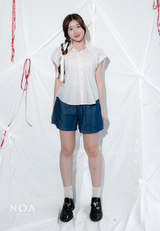 SAYAKO Cotton Sleeveless Shirt