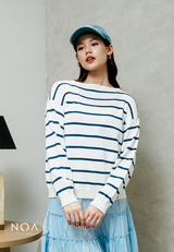 RURI Knitted Stripe Blouse