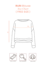 RURI Knitted Stripe Blouse