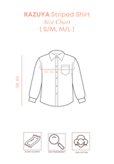 NOA X DHATU KAZUYA Lace Pocket Striped Shirt