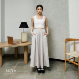 MIZU Nylon Maxi Skirt