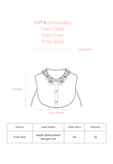NOA X KUSUMANGGI - YUTA Embroidery Fake Collar