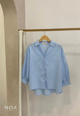 AYAKO V-Neck Longsleeve Blouse