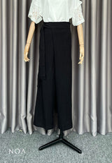 AYAKA Linen Wrap Straight Pants