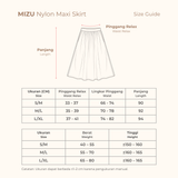 MIZU Nylon Maxi Skirt