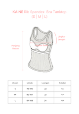 KAINE Rib Spandex Bra Tanktop