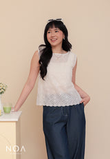 FUMI Embroidery Sleeveless Blouse