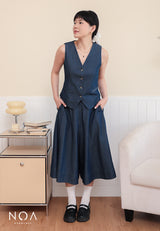 MAIKA Denim Wide Leg Pants