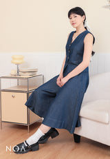 MAIKA Denim Wide Leg Pants