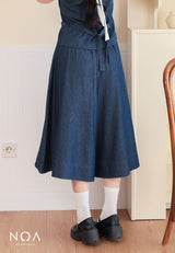 MAIKA Denim Wide Leg Pants