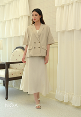 SORENA Linen Look Oversized Blazer